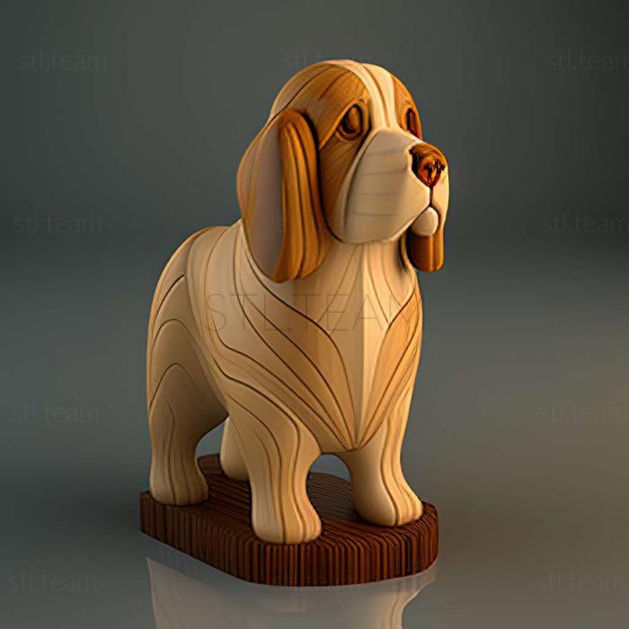 3D model Barry the dog famous animal (STL)